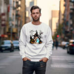 French Bulldog Witch Halloween Shirt Funny Pumpkin Dog Halloween Graphic Tee Shirt Apparel