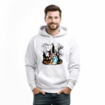 French Bulldog Witch Halloween Shirt Funny Pumpkin Dog Halloween Graphic Tee Shirt Apparel
