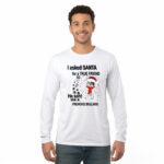I Asked Santa For A True Friend So He Sent Me A French Bulldog T-Shirt True Friend Frenchie Tee