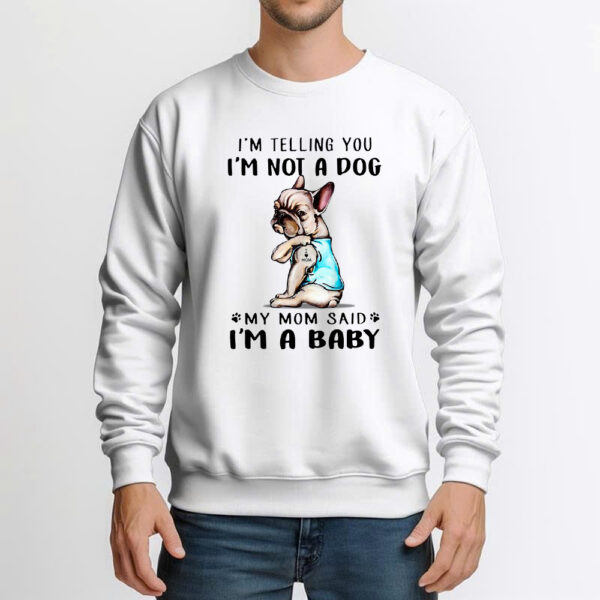 I Love Mom French Bulldog T-Shirt