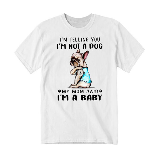 I Love Mom French Bulldog T-Shirt