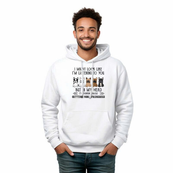 In My Head Im Thinking About Getting More Frenchies Shirt Dog Lover French Bulldog T-Shirt